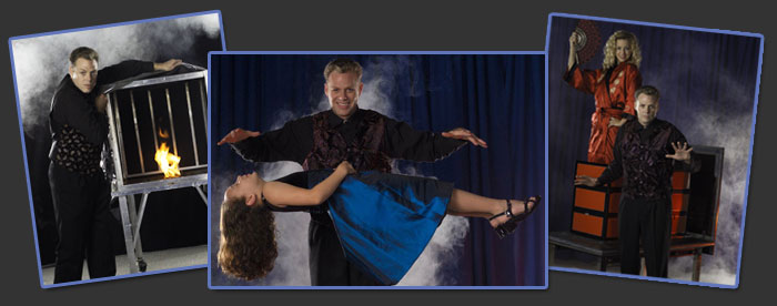 Los Angeles Illusionist Brock Edwards in Action